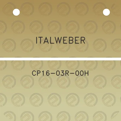 italweber-cp16-03r-00h