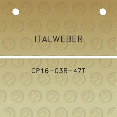 italweber-cp16-03r-47t