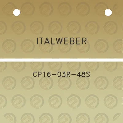 italweber-cp16-03r-48s