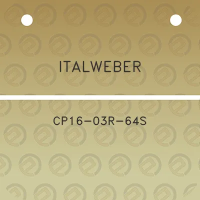 italweber-cp16-03r-64s