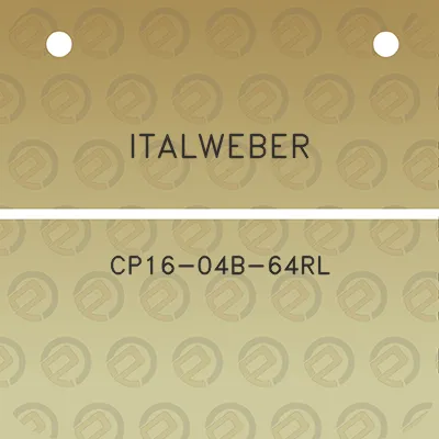 italweber-cp16-04b-64rl