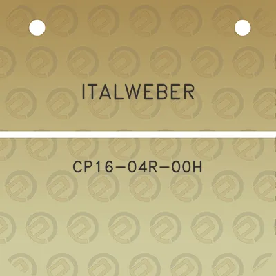 italweber-cp16-04r-00h