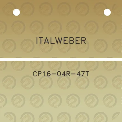 italweber-cp16-04r-47t