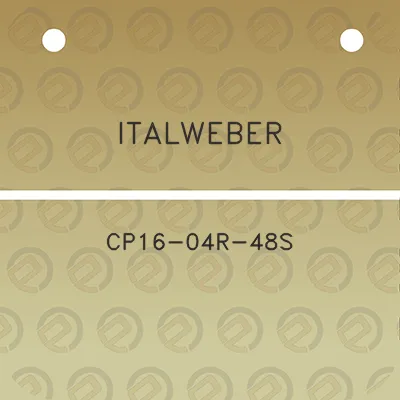 italweber-cp16-04r-48s