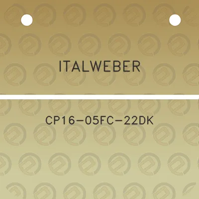 italweber-cp16-05fc-22dk