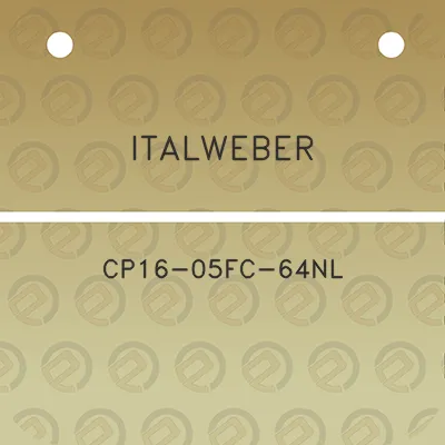 italweber-cp16-05fc-64nl