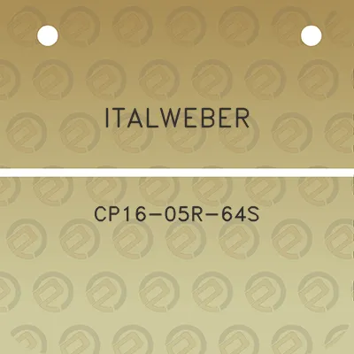 italweber-cp16-05r-64s