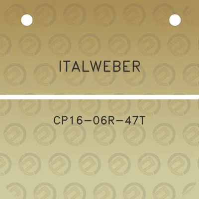 italweber-cp16-06r-47t