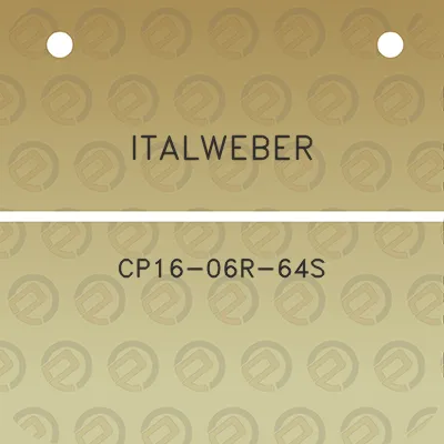 italweber-cp16-06r-64s