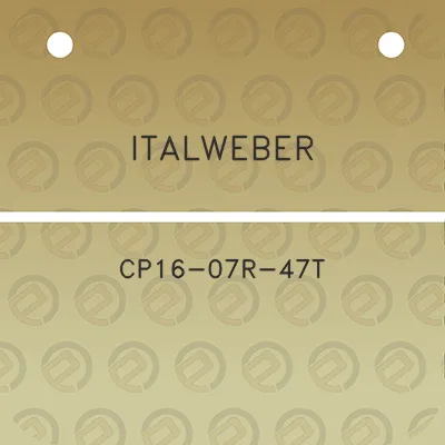 italweber-cp16-07r-47t