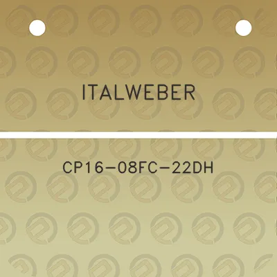 italweber-cp16-08fc-22dh