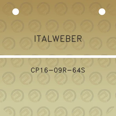 italweber-cp16-09r-64s