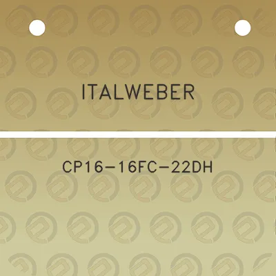 italweber-cp16-16fc-22dh