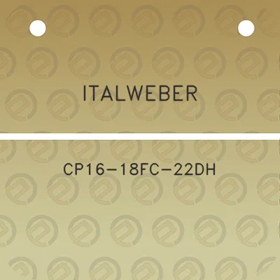 italweber-cp16-18fc-22dh