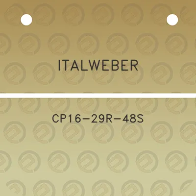 italweber-cp16-29r-48s