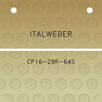 italweber-cp16-29r-64s