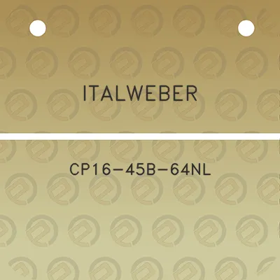 italweber-cp16-45b-64nl