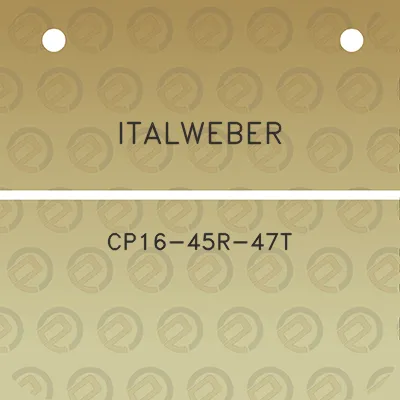 italweber-cp16-45r-47t