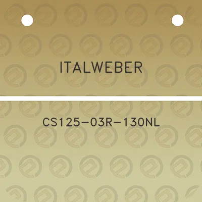 italweber-cs125-03r-130nl