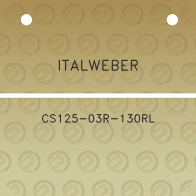 italweber-cs125-03r-130rl