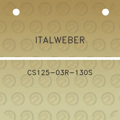 italweber-cs125-03r-130s