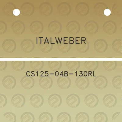 italweber-cs125-04b-130rl