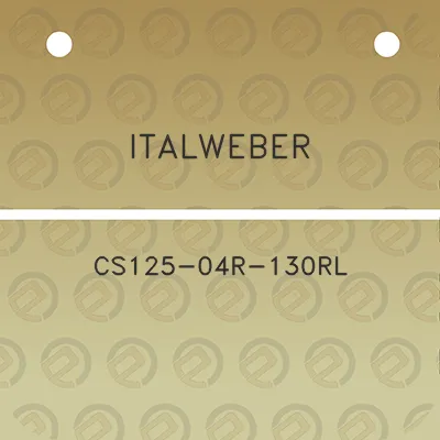 italweber-cs125-04r-130rl