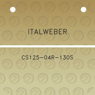 italweber-cs125-04r-130s