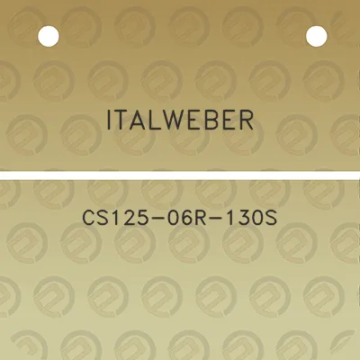 italweber-cs125-06r-130s