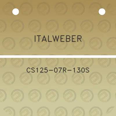 italweber-cs125-07r-130s