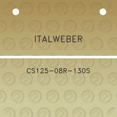 italweber-cs125-08r-130s