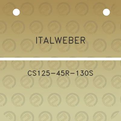 italweber-cs125-45r-130s