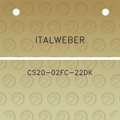 italweber-cs20-02fc-22dk