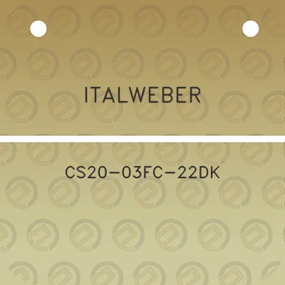 italweber-cs20-03fc-22dk