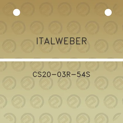 italweber-cs20-03r-54s