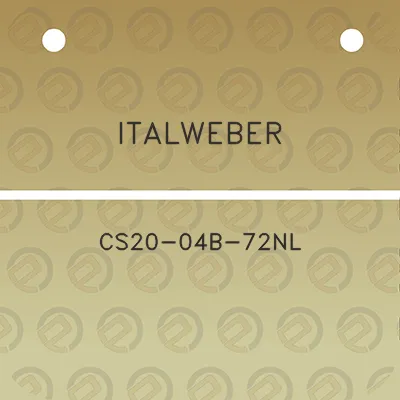 italweber-cs20-04b-72nl