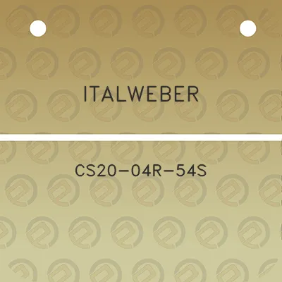 italweber-cs20-04r-54s