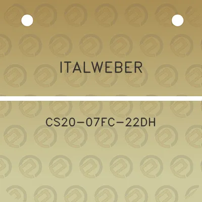 italweber-cs20-07fc-22dh