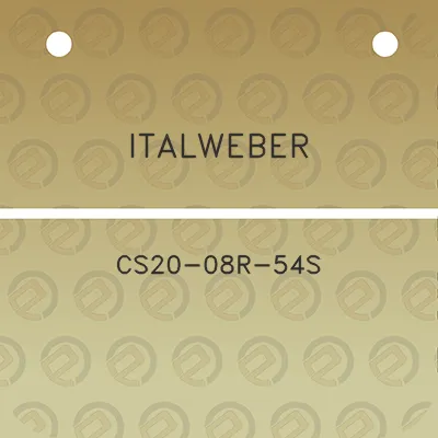 italweber-cs20-08r-54s