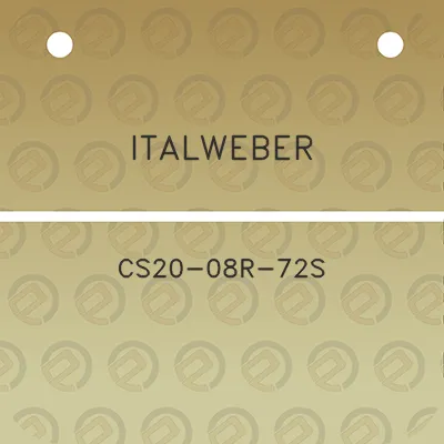 italweber-cs20-08r-72s