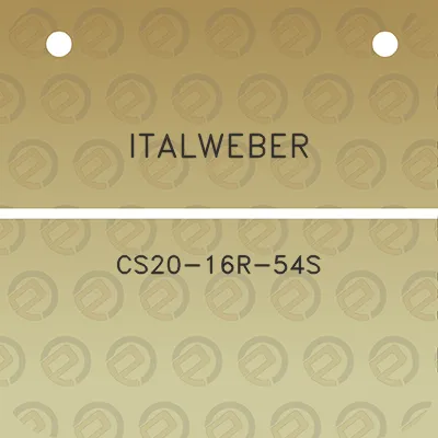 italweber-cs20-16r-54s