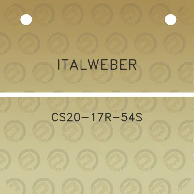 italweber-cs20-17r-54s