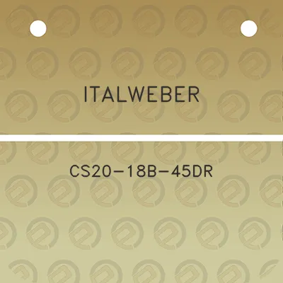 italweber-cs20-18b-45dr