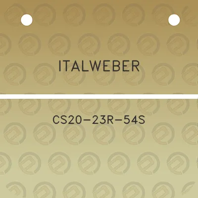 italweber-cs20-23r-54s