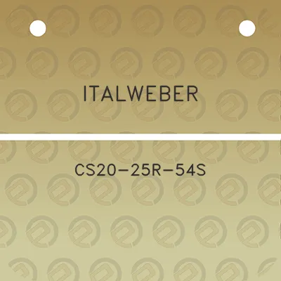 italweber-cs20-25r-54s