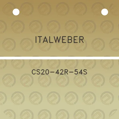 italweber-cs20-42r-54s