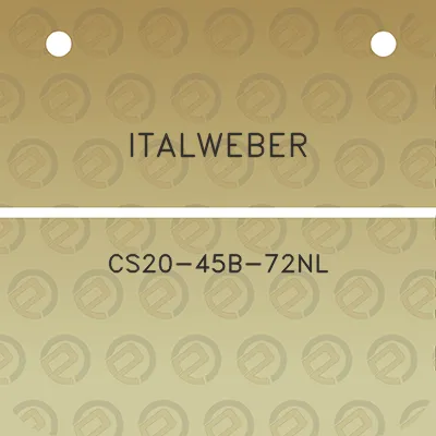 italweber-cs20-45b-72nl