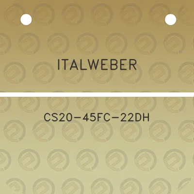 italweber-cs20-45fc-22dh