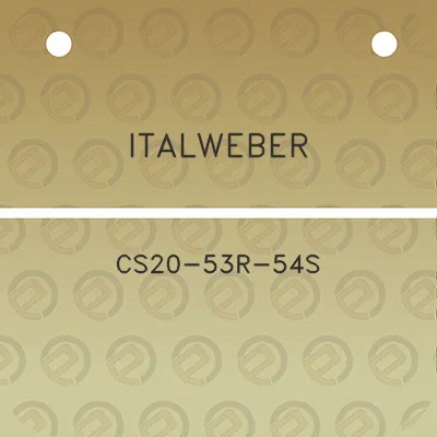 italweber-cs20-53r-54s