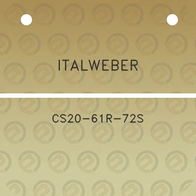 italweber-cs20-61r-72s